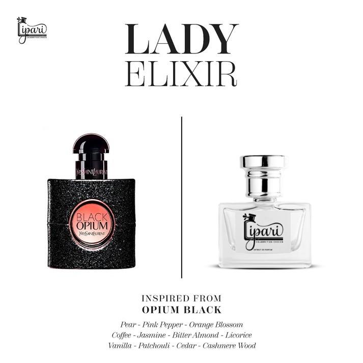 Lady Elixir Inspired By Opium Black Le Parfume Yves By Saint Laurent .